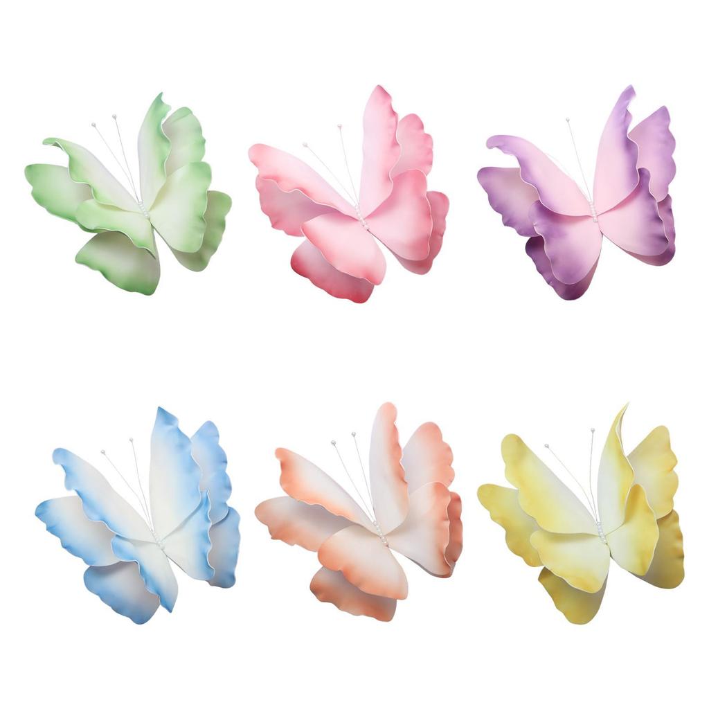 Giant Butterfly Artificial Butterfly Charming Handmade 3D Party Ornament Wall