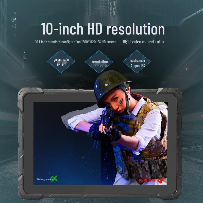 2026 10-inch Windows N100 Rugged Explosion-Proof Tablet with NFC & Fingerprint Scanning