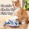 Automatic Interactive Cat Colorful Fish Shaped Interactive Cat Kicker USB Rechargeable No Flying Electric Fish Pet Products