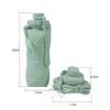 BPA-Free Silicone Collapsible Water Bottle - Portable Foldable Travel Cup for Outdoor Sports & Daily Use