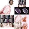 Transparent Silicone Leaf Shaped Makeup Puff Dry Wet Dual-use 6.3*4cm