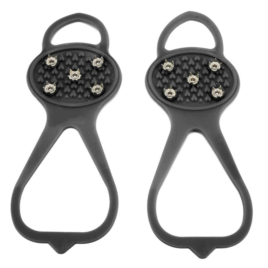 1pairCelsiusset Anti Skid 5 Teeth Crampons Strong Grip   5 Teeth Winter Climbing Shoes Cover