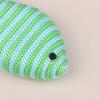 5Pcs Pet Cat Toy Fish Netting Cat Teasing Toy Cat Interaction Pet Supplies Color Woven Fish Toy