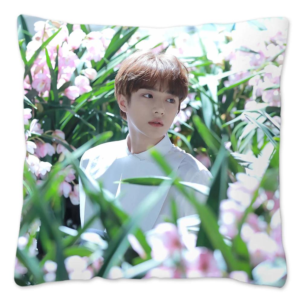 Koreanischer Kpop TXT Kissenbezug, wiederverwendbarer Kissenbezug für Sofa, Wohnzimmer, Harajuku Housses De Coussin