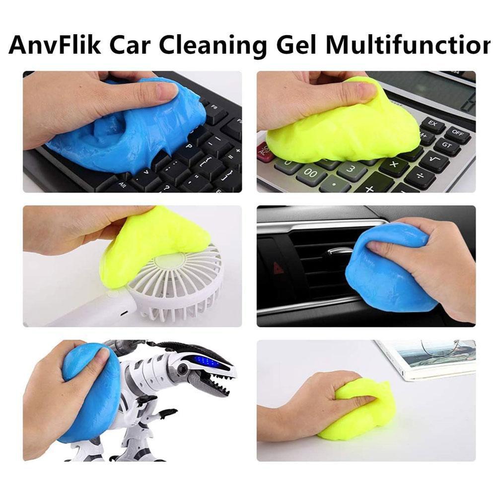 Reinigungsgel Universal Superreiniger Knete Schleim Für Auto Lüftungsschlitz Tastatur Auto Armaturenbrett Staub Schmutz Entferner PC Telefon Laptops Kameras