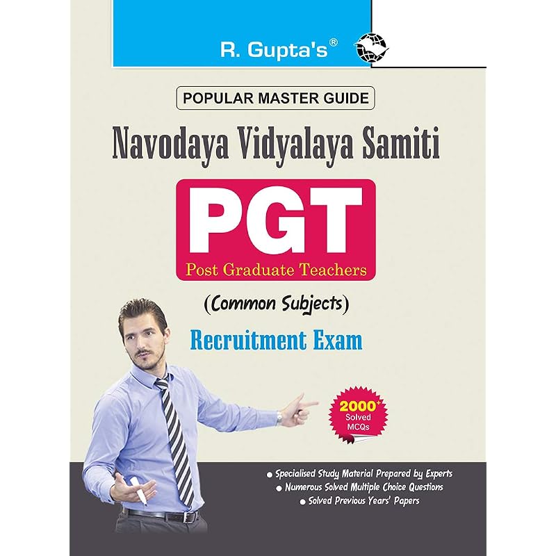 Navodaya Vidyalaya Samiti (NVS) PGT (Common Subject) Recruitment Exam Guide