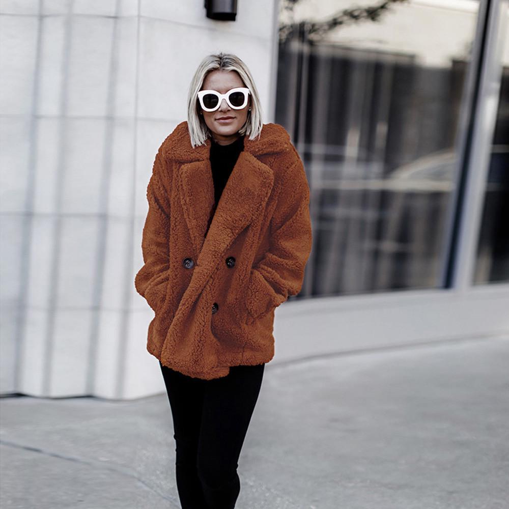 Women's Casual Jacket Winter Warm Outwear Ladies Coat Overcoat Outercoat