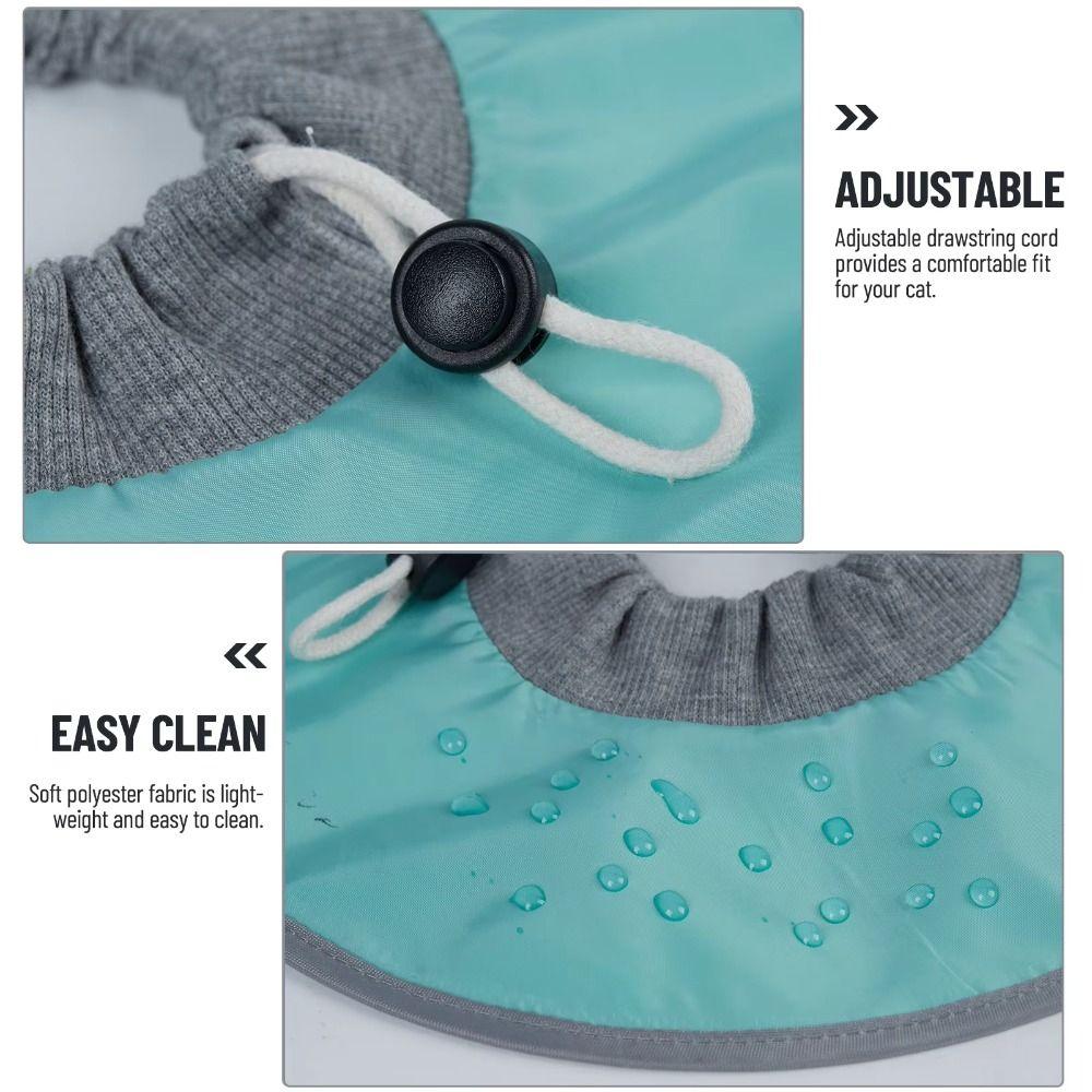 Anti-Slip Pet Cone Collar Protective Pet Recovery Cone Cat Anti-licking Circle  for Wound Heal