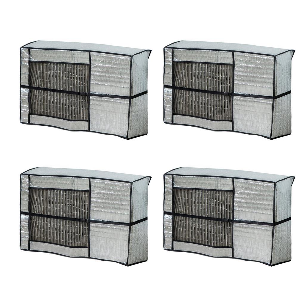 Window Air Conditioner Cover Outdoor Waterproof Protective Cover with Adjustable