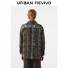 UR Men's Retro Pattern Long-Sleeve Casual Shirt
