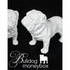 Tirelire Design Bulldog Couleur Blanc Matière P…