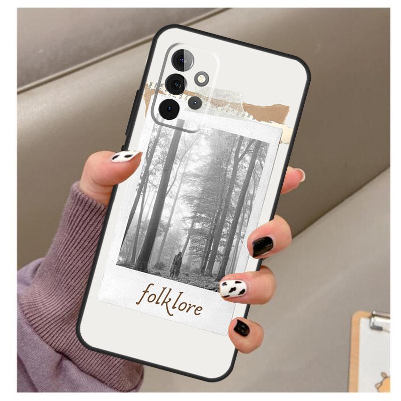 Folklore Soft Case For Samsung Galaxy A32 A52 A72 A12 A42 A40 A50 A70 A03S A21S A52S A71 A51 Cover