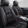 Leather Seat Covers, All Season Full Coverage Breathable Automotive Seat Protector, Airbag Compatible, for Sedans SUVs