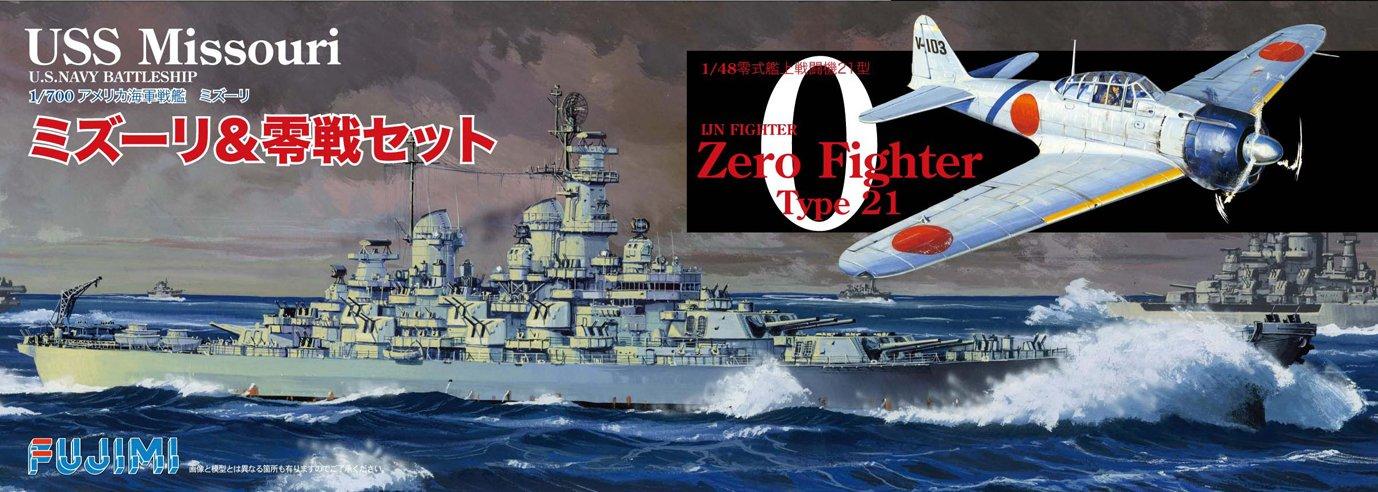 

Fujimi Model Special Series SPOT Missouri Zero Fighter Set 1/700 No.28