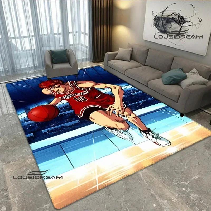3D Cartoon Slam Dunk printed carpet Non-slip carpet outdoor carpets area rug Home bedroom decor rug for bedroom birthday gift