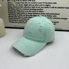 New Soft Top Washed American Retro Ripped Baseball Cap Men's and Women's Letter Embroidered Cap Sunshade Sunscreen Hat