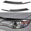Carbon Fiber Car Front Headlights Eyebrow Eyelids Trim Stickers Cover For Subaru Impreza WRX STi X 10th 2008 2009 2010 2011