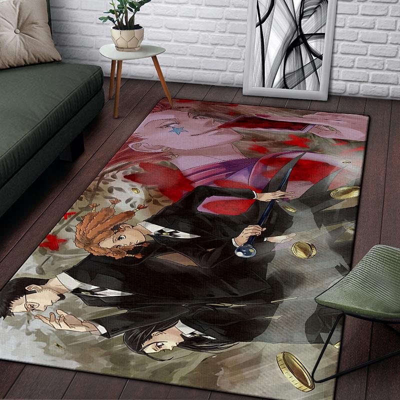Hunter X Hunter Carpet for Living Room,Soft Flannel Rug for Bedroom ,Anti-Slip  BATHROOM Mat,  Baby Play Mat, Kitchen Mat