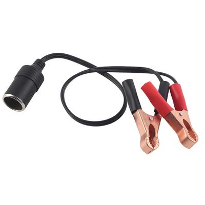 12V Car Battery Clip On Adapter Cigarette Socket Lighter Travel Charger