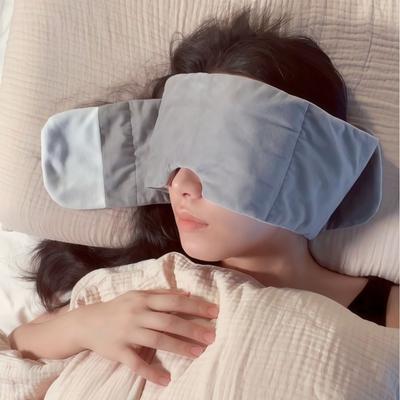 Polyester Gravity Eye Mask Adjustable Gravity Soft Cooling Weighted Eye Mask Gravity Ball Blackout Design Sleeping Mask
