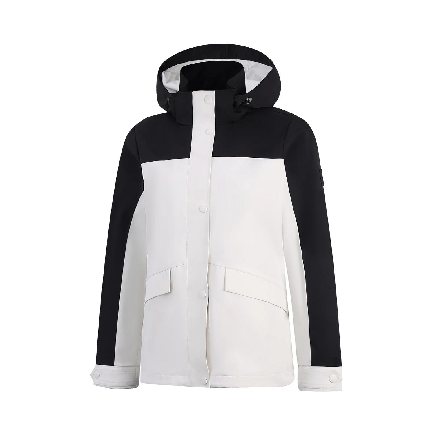 

Li-Ning Серия групповых покупок Сращенный капюшон на молнии Универсальная повседневная спортивная ветровка Женская верхняя одежда AFDVG44-6 S