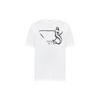 PRADA T-Shirts Men's White Crew Neck Moderate Straight Fit UJN317-10JX-F0009-S-162