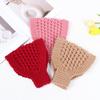 Warm Soft Stretch Headwear Warmers Hat Knitted Turban Winter Headbands Head Wraps