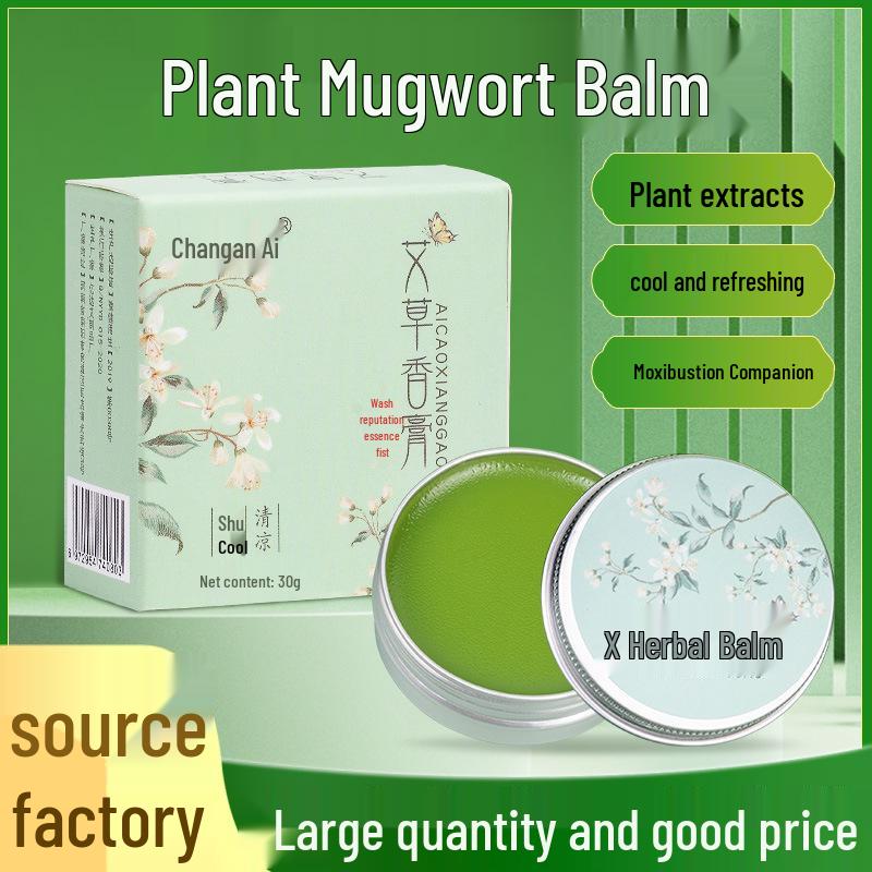 Mugwort & Purple Gromwell Cooling Balm for Kids - Anti-Bite Formula with Essential Oils