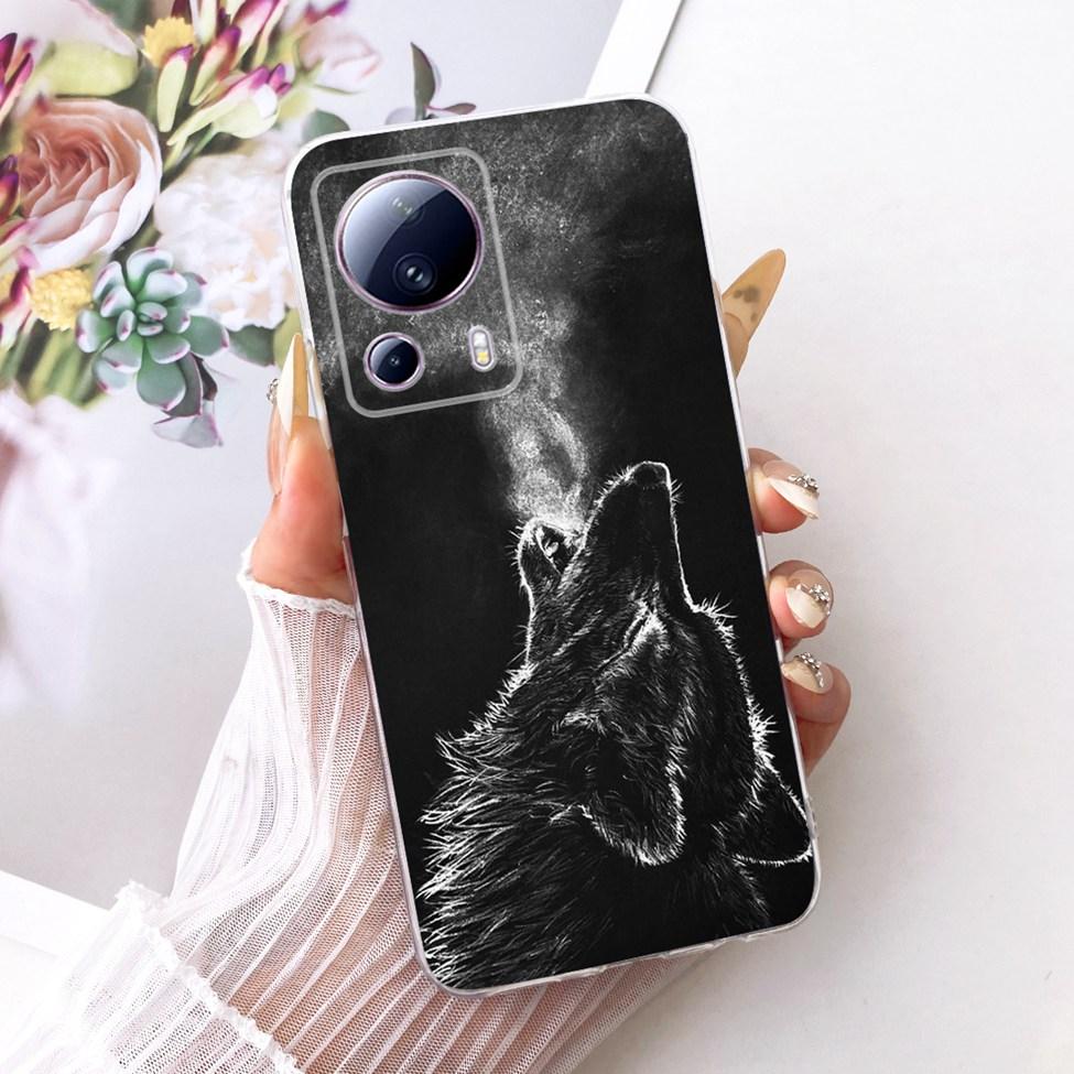 For Xiaomi Civi 2 Clear Case Aesthetic Luxury Cute Fashion Butterfly Funny Painted Funda For Xiaomi Civi2 Casing 2209129SC