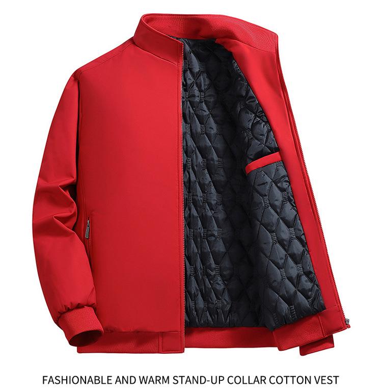 Men's Winter Fleece-Lined Thick Jacket – Trendy, Versatile, Warm, Cotton Padded Coat 2026