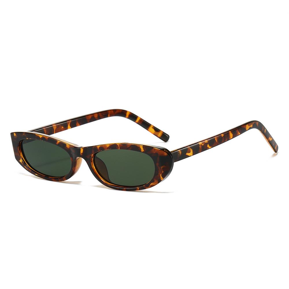 

Солнцезащитные очки в узкой оправе, персонализированные очки в маленькой оправе «кошачий глаз», солнцезащитные очки regular