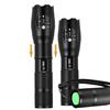 1000lumens Xml Flashlight T6 Zoomable Tactical Military Led 18650 Torch Lamp