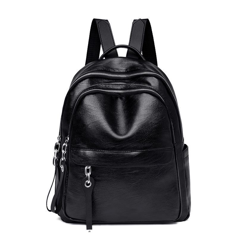 Módní korejský PU módní batoh 2024 pro ženy – příležitostný, univerzální, velká kapacita