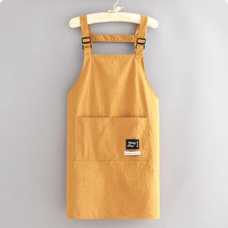 Fashionable Splash-Proof Korean Style Apron for Home Kitchen Cooking and Catering Special Work Clothes for Adults Waiter