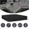 Waterproof Sandpit Cover with Drawstring - 120 x 120 cm Square, Dustproof for Sandpit Play