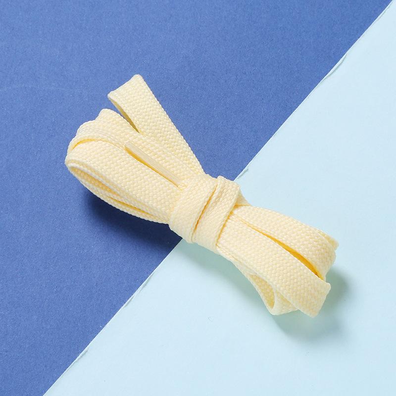 2pairs/set Men Women Flat Shoelaces Polyester Casual Shoes Sneakers White Colored Outdoor Solid Colour Shoelace Rope Accessories