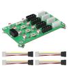 ATXs 6 8pin To 8 Way Voltages Converters Board 5V 12V for PC Connection and Adaptation