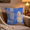 Healing RRobot Dreams Anime Cushion Cover Soft Plush Cushion Cover Double Print And Invisible Zipper For Sofa Home Car Use