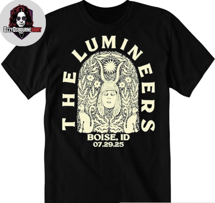 The Lumineers Tour Boise, Id July 29, 2025 T-Shirt Unisex T-Shirt L