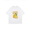 Vintage Oversized T-Shirt with Yellow Lemon Print – "LEMONS" Fresh Vibrant Fruit-Themed Top