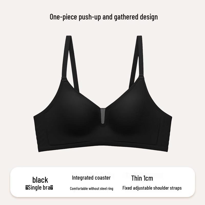 Summer Breathable Seamless Soft Support Bra - Wire-Free, Sweat-Absorbing, Anti-Sag, Small Chest Enhancement for Women
