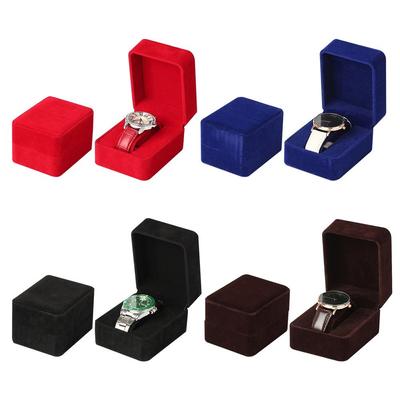 Portable Bracelet Watches Jewelry Boxes Flannelette Watch Box Wristwatch Gift Packaging Case