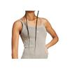 Adidas Originals Sports Lifestyle Series Comfortable Fashionable Simple Solid Color Sleeveless Dress Women Dresses Pebble-Silver-Gray JC7548