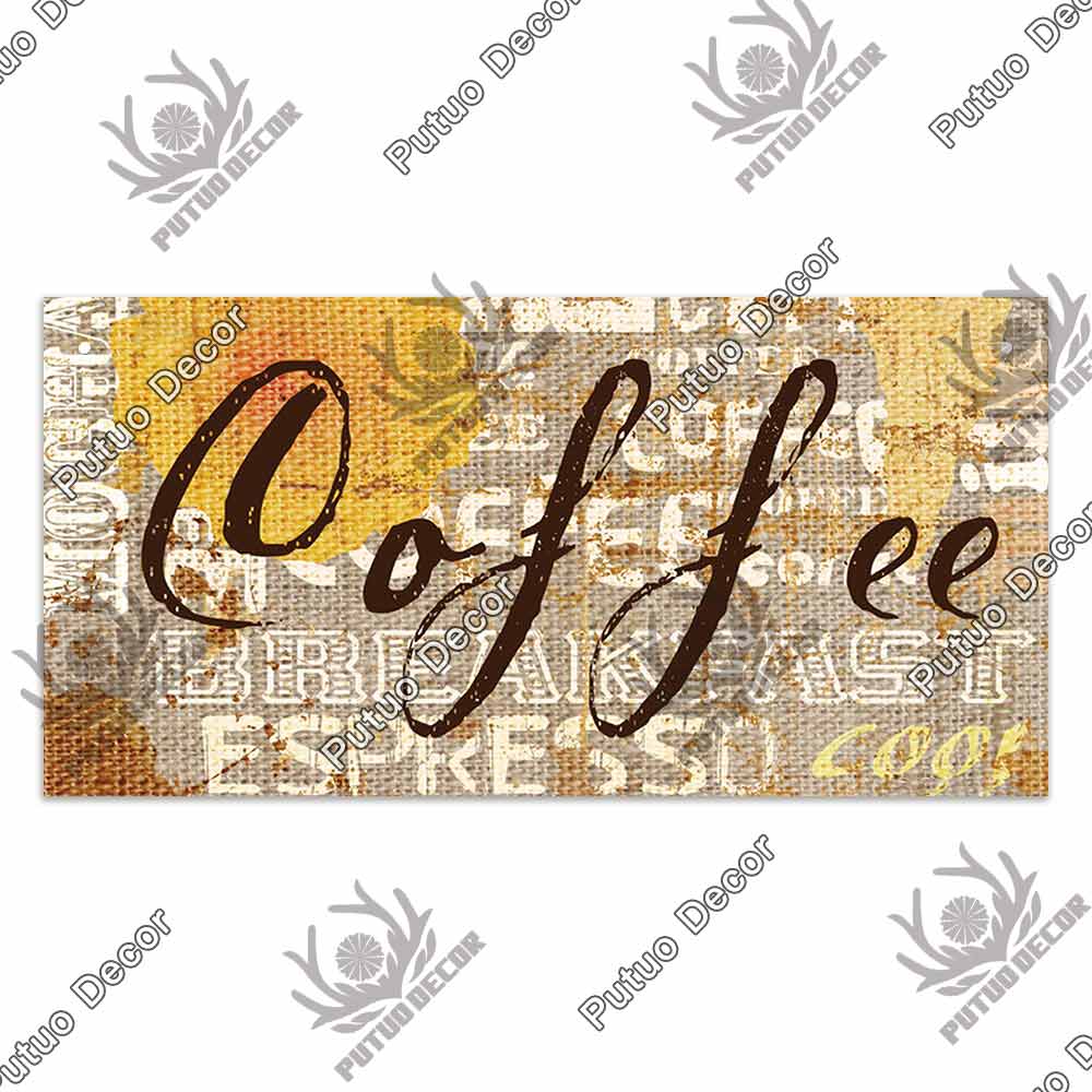 Coffee Metal Hanging Signs Decorative Plaques Door Aluminum Plaque In Home Decor Cafe Kitchen Hanging Home Decor
