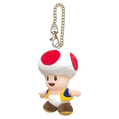 Sanei Boeki Super Mario All Star Collection Toad Mascot, W7.5 X D7.5 X H12cm, MM10