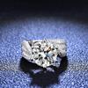 Nabest GRA ice out VVS1 D 3EX 5CT Moissanite finger Rings Wedding Fine Jewelry Real   CopperLab Grown Diamond Ring