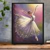 5D DIY Diamond Painting DancerCross Stitch Kit Mosaic Diamond Embroidery  Full Round Square Drill Home Decoration