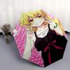 1 Stück Anime-Charakter Outdoor-Regenschirm - Automatisches Öffnen/Schließen - Tragbares 3-fach faltbares Design - 8-Speichen-Eisenrahmen - Perfektes Geschenk für Fans, Reisende,