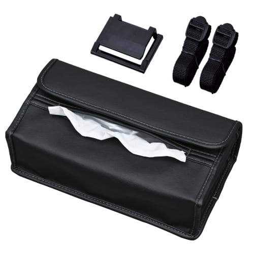 

SEIWA Car Interior Tissue Cover Premium Genuine Leather Look with Magnet WA39