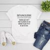 SPANGLISH Definition T-shirt Latina Shirts Spanish Teacher Gifts Mexican T-Shirt Short Sleeve Women Graphic T Shirts Streetwear